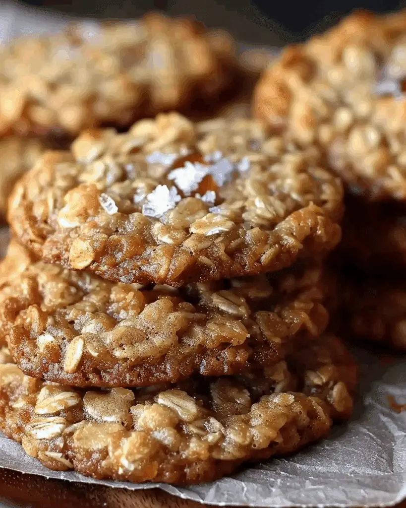 Salted Caramel Oatmeal Cookies