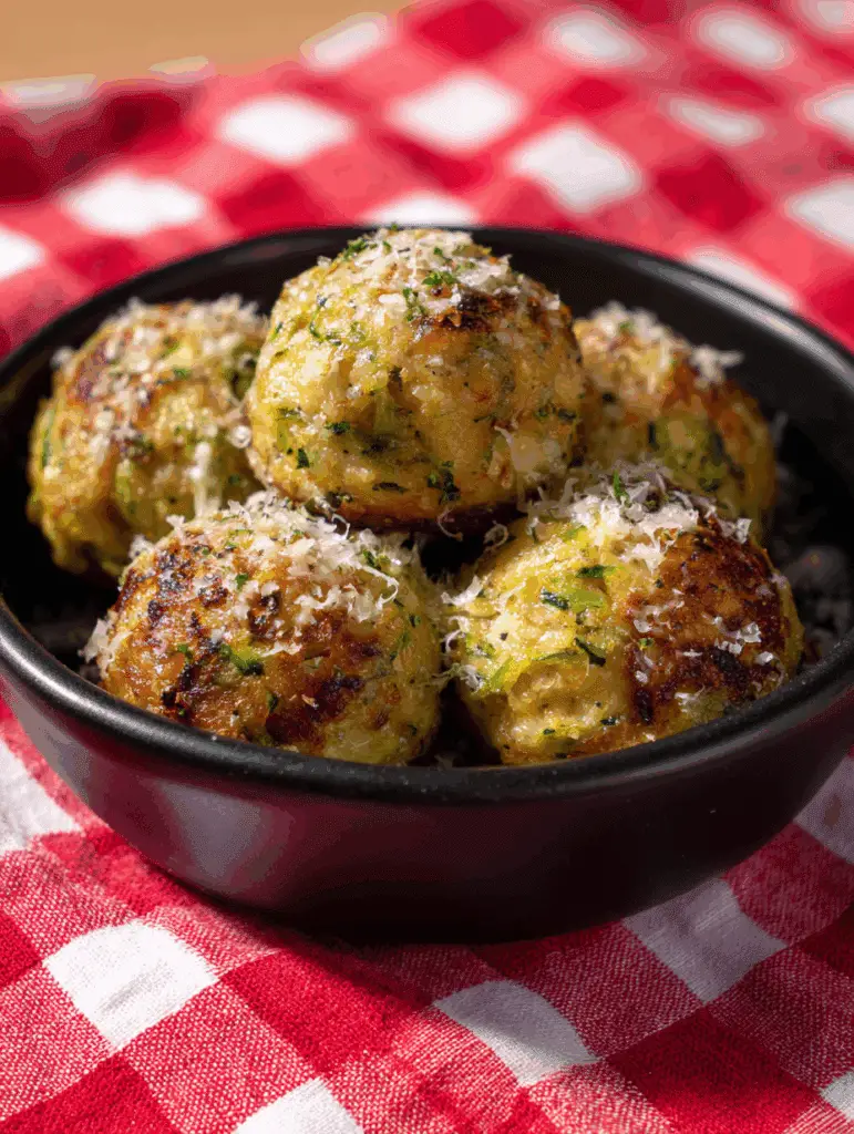 Baked Zucchini Meatballs