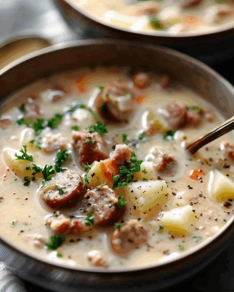 Creamy Potato Sausage Chowder