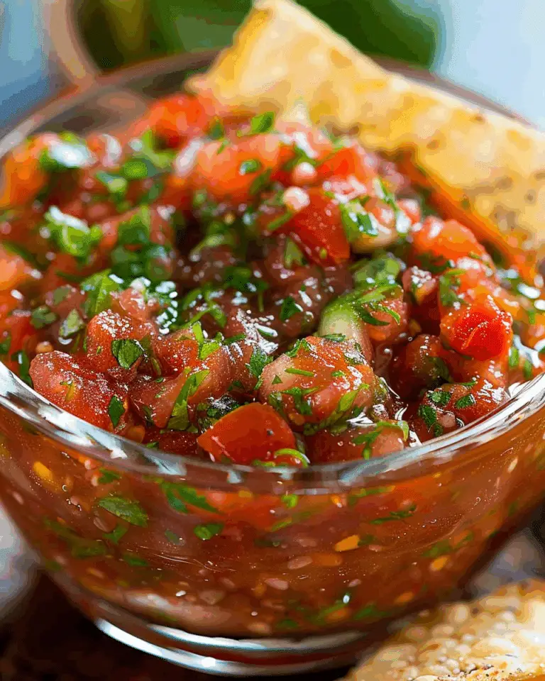 Fresh Homemade Tomato Salsa