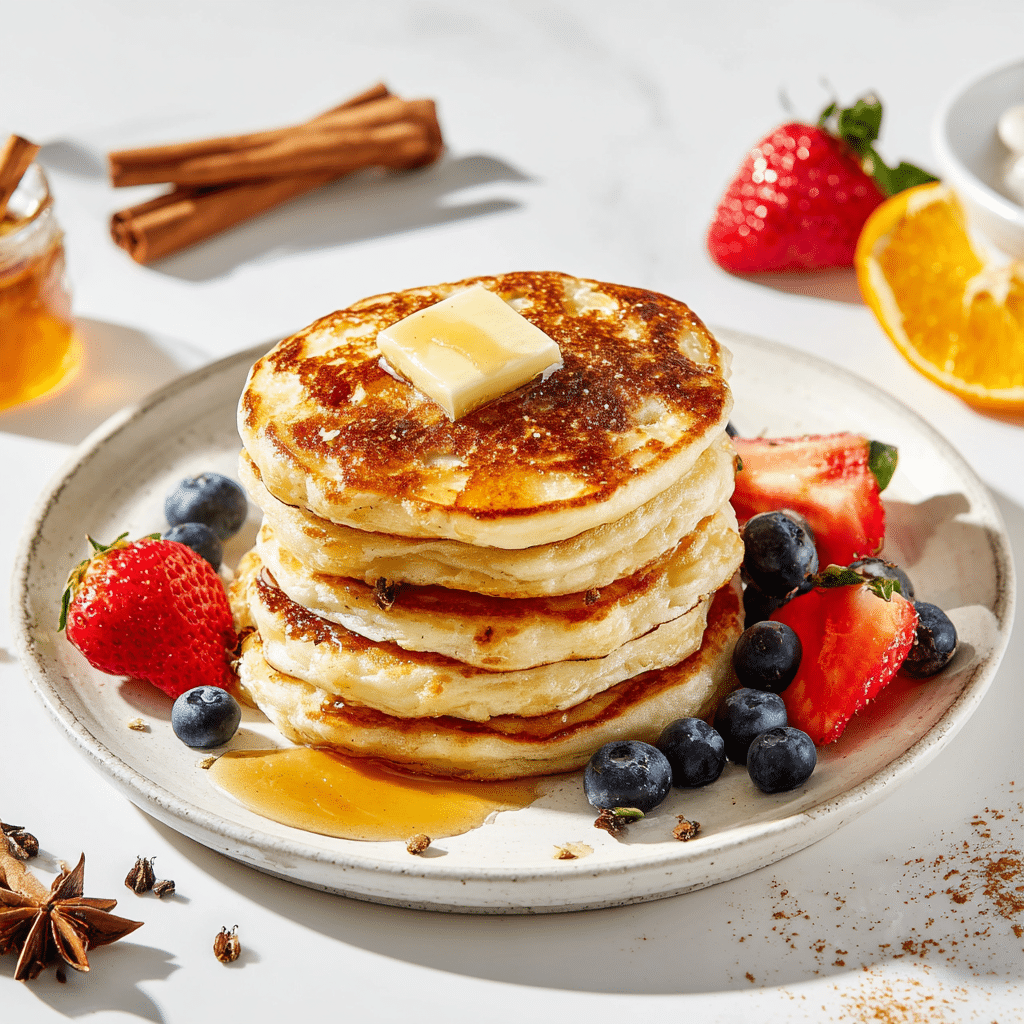 The Fluffiest Homemade Pancakes