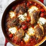Garlic Tomato Chicken with Mozzarella Recipe