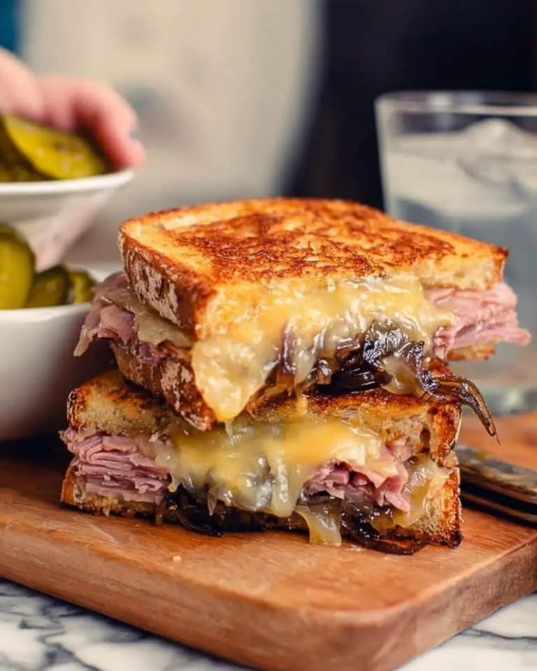 Roast Beef & Cheddar Melt Sandwich Recipe