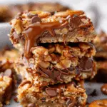 Salted Caramel Pretzel Blondies