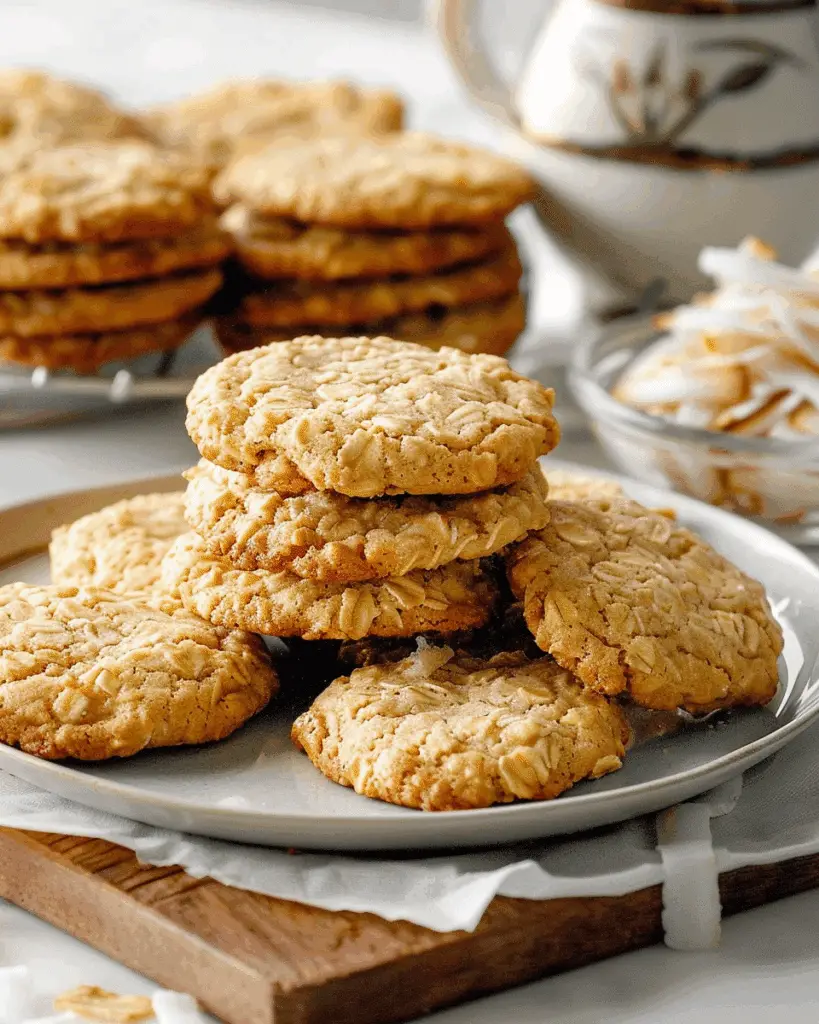 Coconut Oat Cookies