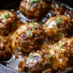 French Onion Meatballs