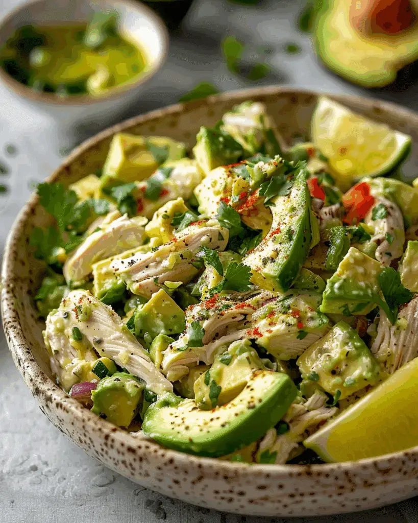 Creamy Avocado Chicken Salad