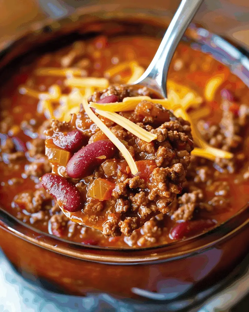 The Ultimate Crockpot Chili