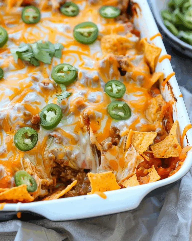 Cheesy Dorito Casserole