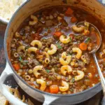 Beef Macaroni Soup Recipe