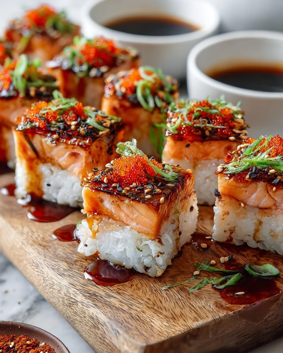 Spicy Salmon Sushi Bake Recipe