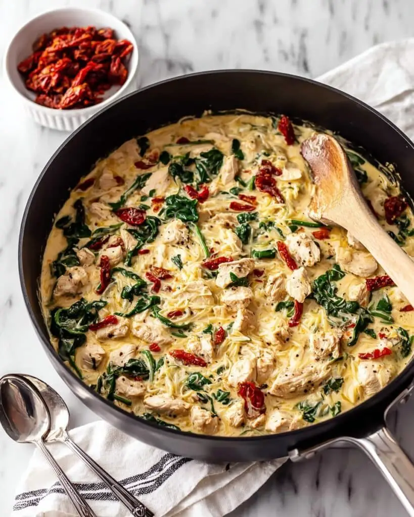 Tuscan Chicken and Spaghetti Squash Recipe