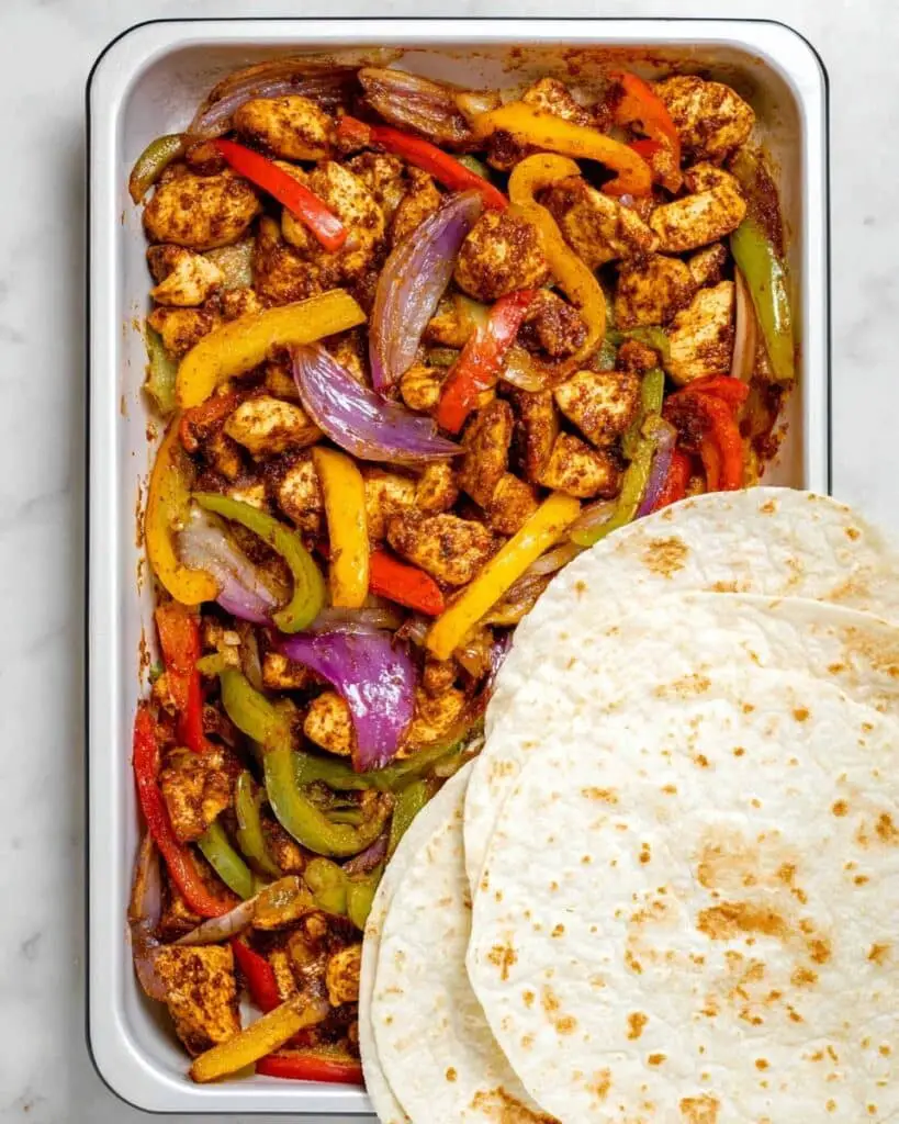 Sheet Pan Chicken Fajitas Recipe