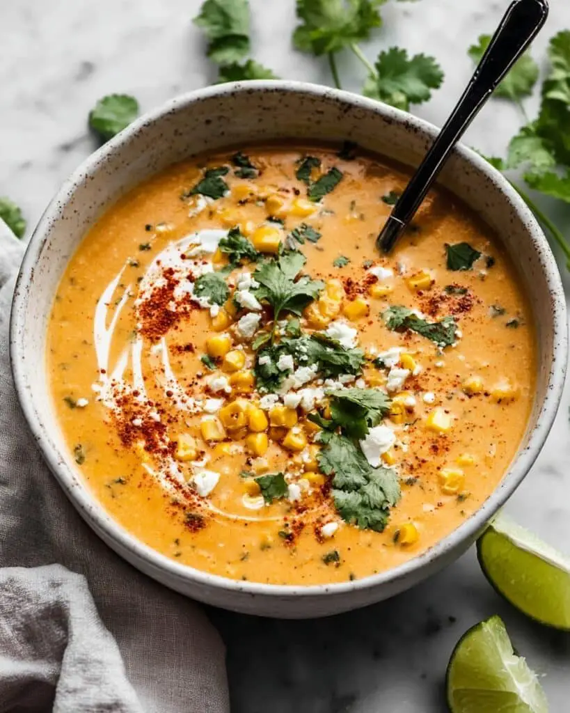 Slow Cooker Mexican Street Corn Soup Recipe