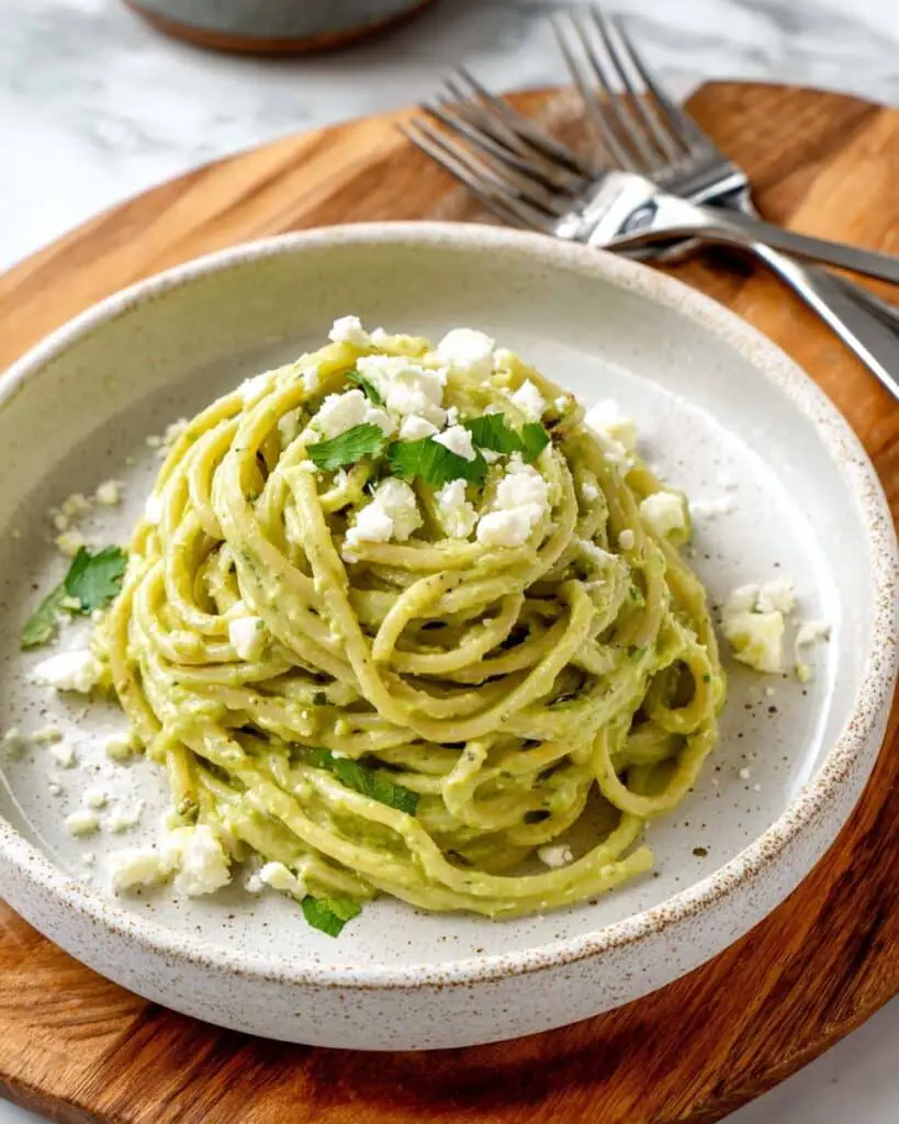 Creamy Mexican Green Spaghetti (Espagueti Verde) Recipe