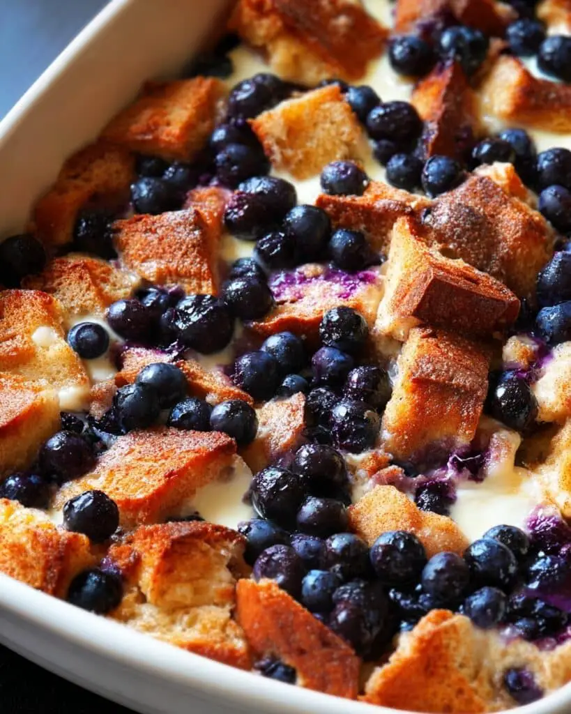 Blueberry Cream Cheese French Toast Bake Recipe
