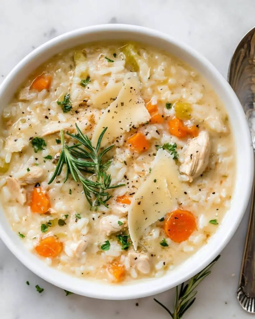 Creamy Chicken and Rice Soup Recipe