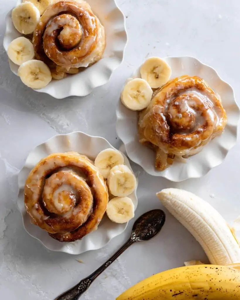 Peanut Butter Banana Cinnamon Rolls Recipe