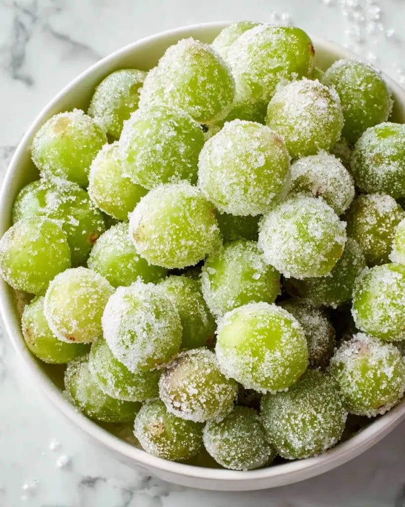 3-Ingredient Frozen Candied Grapes Recipe