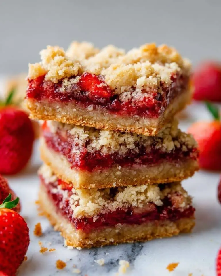 Strawberry Oatmeal Crumble Bars Recipe