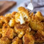 Parmesan Roasted Cauliflower Bites Recipe