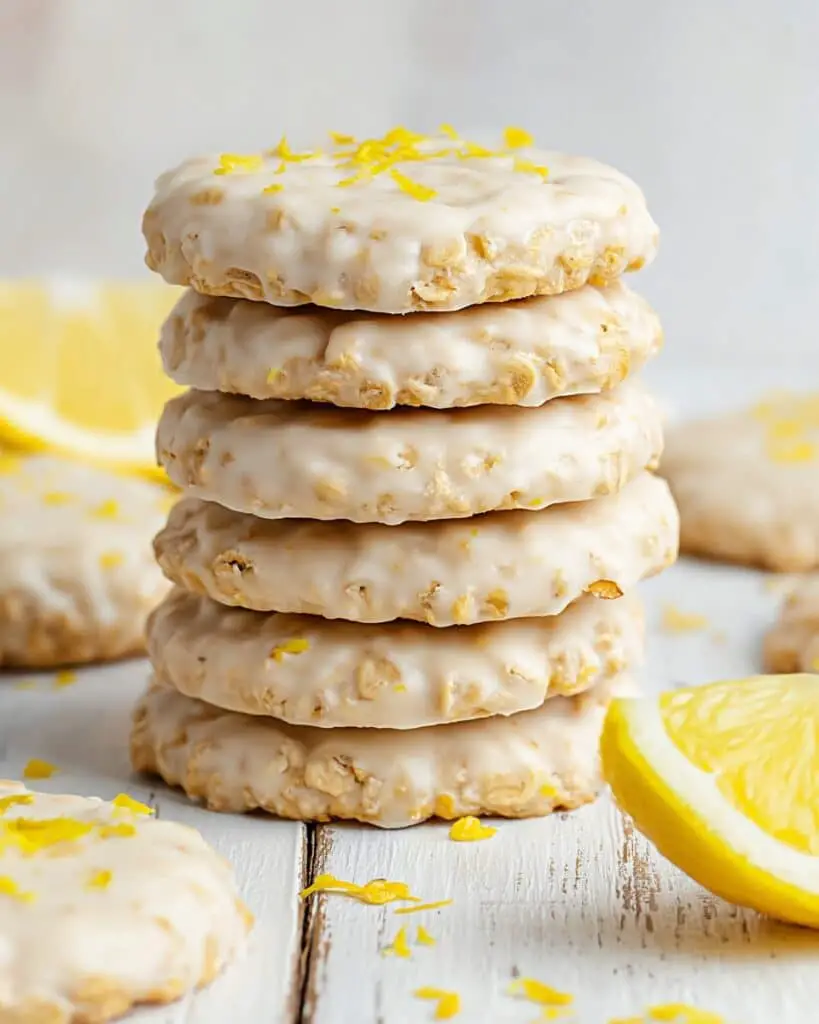 3 Ingredient No Bake Lemon Oatmeal Cookies Recipe