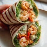 Yummy Grilled Shrimp Caesar Wraps Recipe