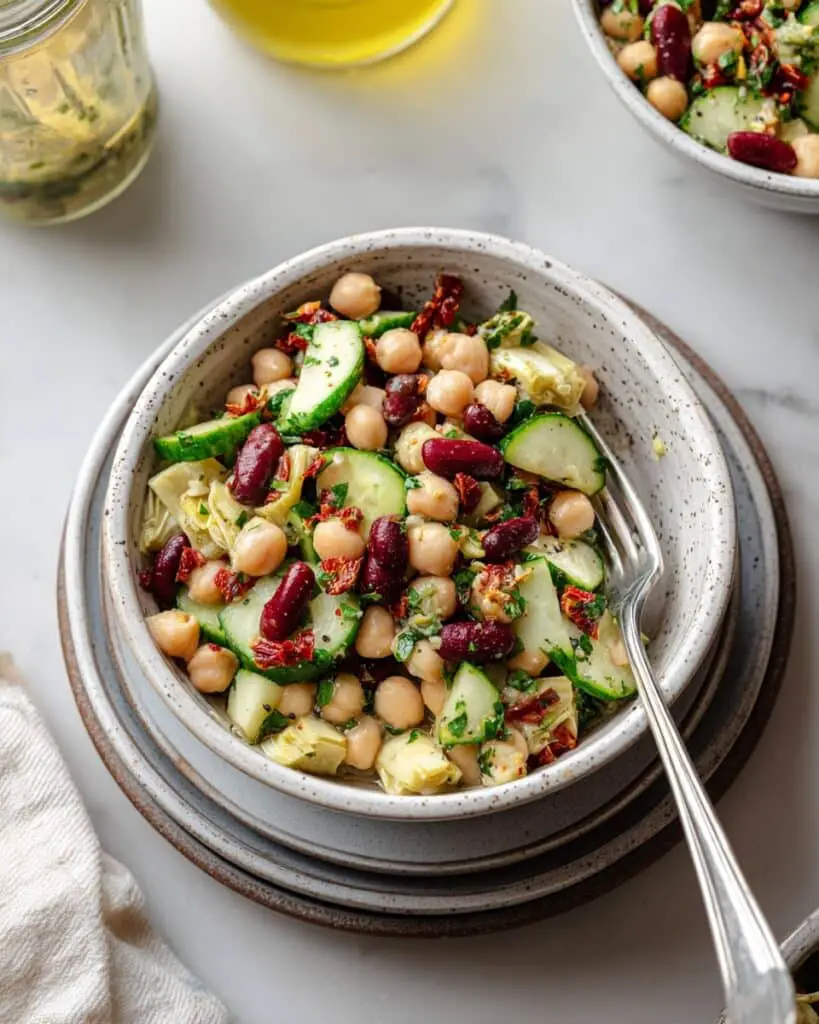 Healthy & High-Protein Three Bean Salad Recipe