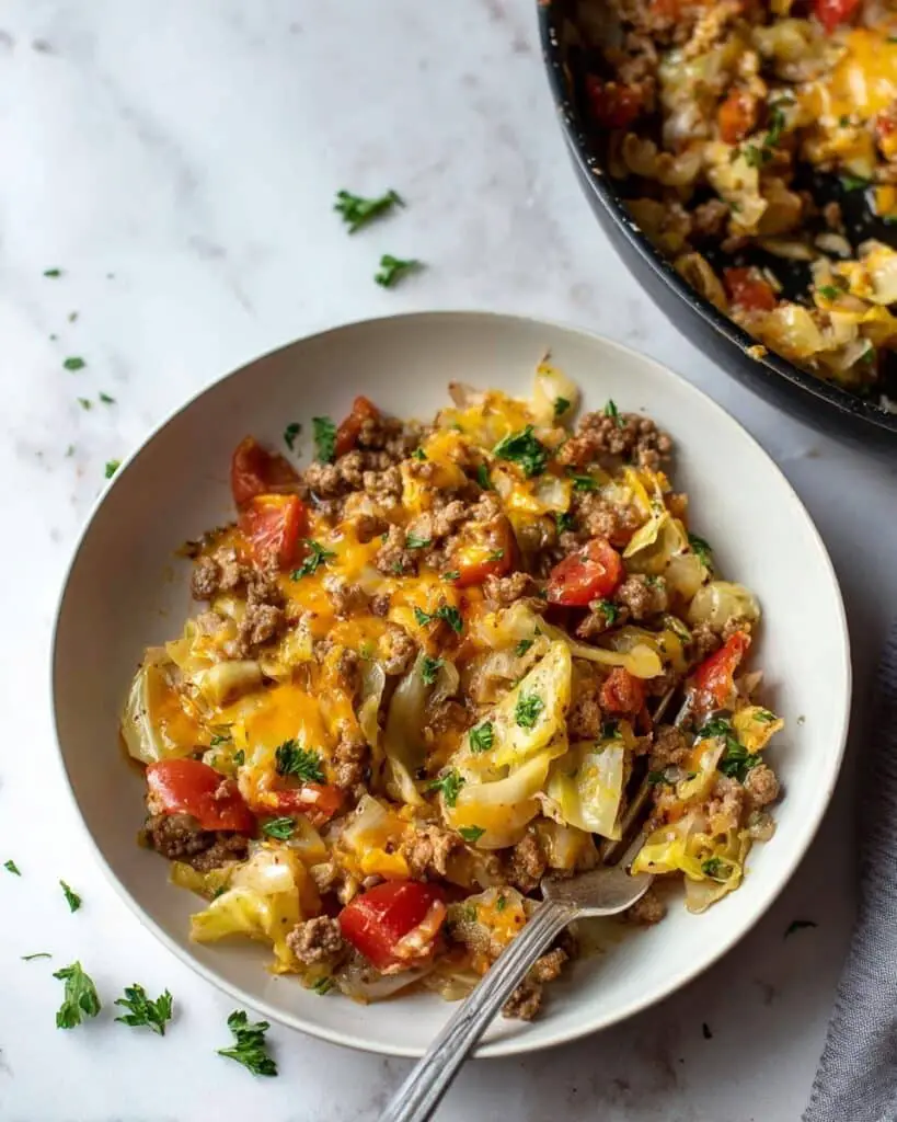 Low Carb Unstuffed Cabbage Casserole Recipe