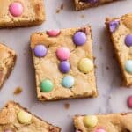 Easter M&M Cookie Bars Recipe