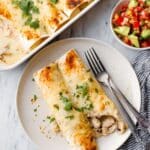Creamy Queso Chicken Enchiladas for Effortless Family Dinners Recipe