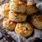 Homemade Honey Butter Cheddar Biscuits Recipe