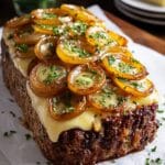 French Onion Meatloaf with Caramelized Onions and Gruyère Recipe