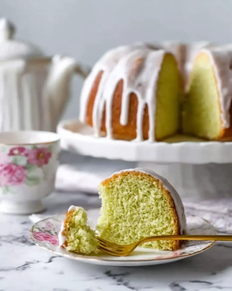 Easy Coconut and Pistachio Pudding Cake Recipe