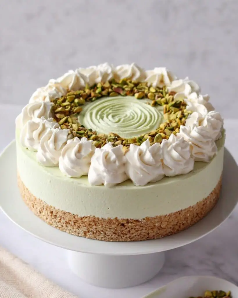 No Bake Pistachio Cheesecake Recipe