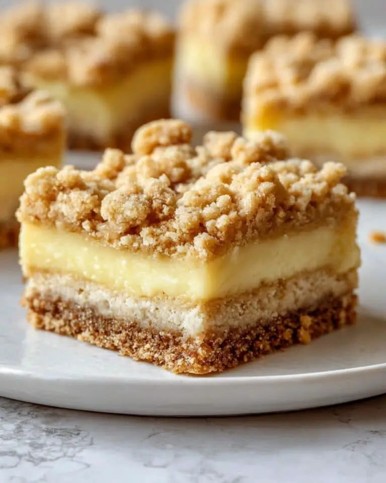 Lemon Oatmeal Crumble Bars Recipe