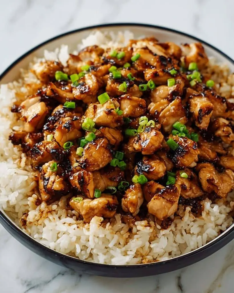 Honey BBQ Chicken Rice Recipe