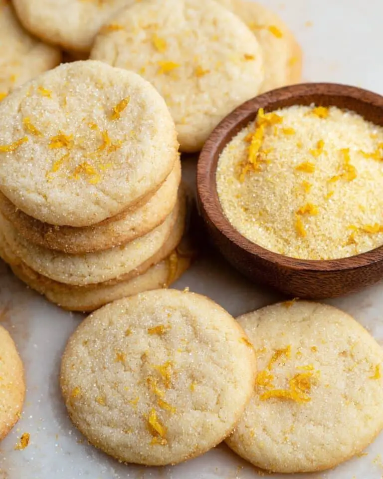 Soft & Chewy Lemon Cookies Recipe