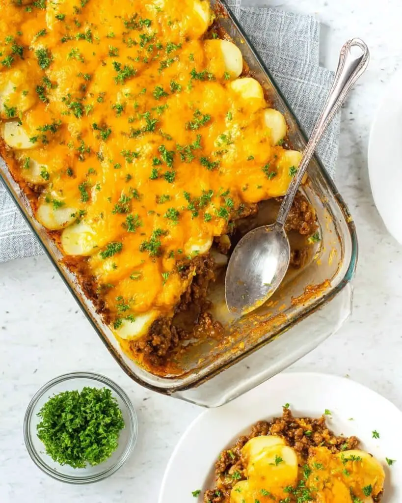 Ground Beef and Potato Casserole Recipe