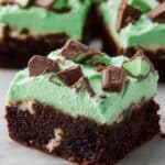 Mint Chocolate Chip Brownies Recipe