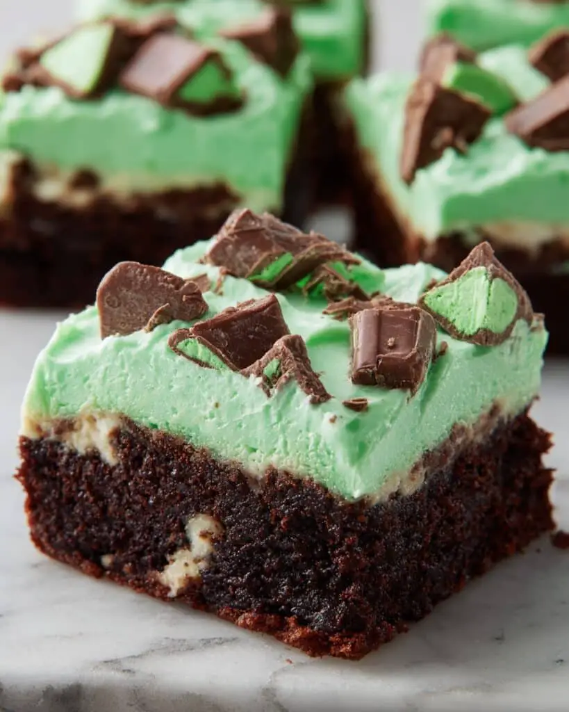 Mint Chocolate Chip Brownies Recipe