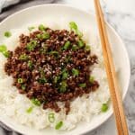 Korean Ground Beef Bowl in 25 Minutes Recipe