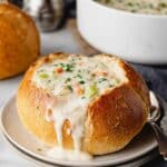 Creamy Clam Chowder with Potatoes, Bell Peppers, and Vegetables Recipe