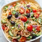 Quick Spaghetti Salad With Italian Dressing Recipe