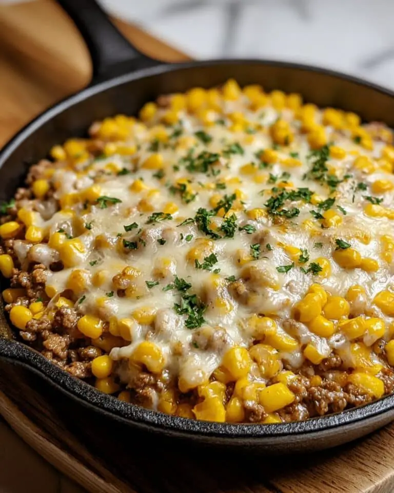 Golden Corn Ranch Beef Skillet Recipe