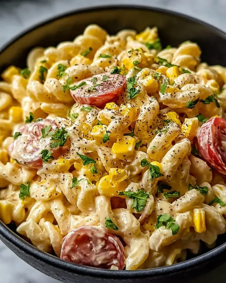 Easy Mexican Street Corn Pasta Salad Recipe