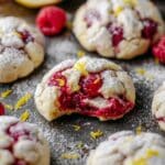 Lemon Raspberry Cookies with Glaze Recipe