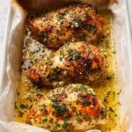 Garlic Butter Chicken with Rosemary and Cheese Recipe