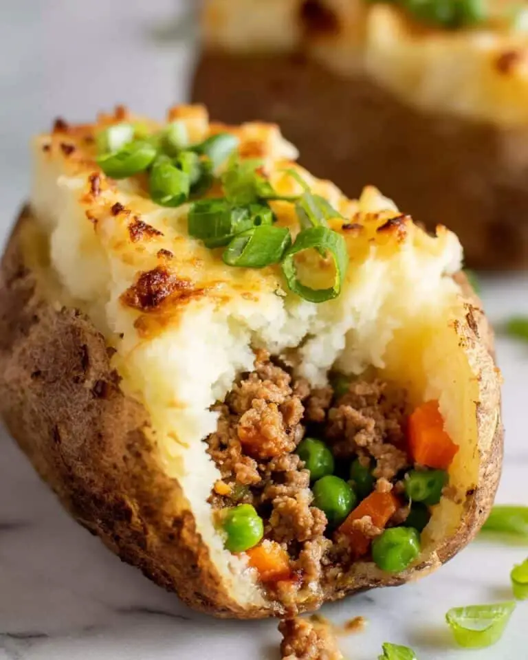 Shepherd’s Pie Twice Baked Potatoes Recipe