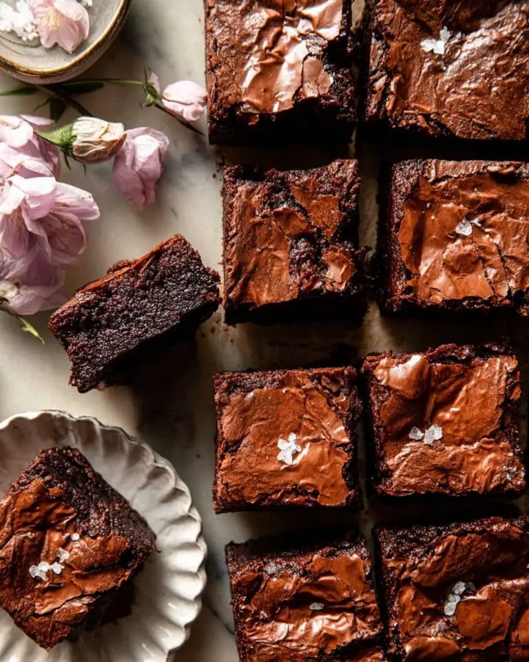 Brown Butter Crinkle Top Brownies Recipe